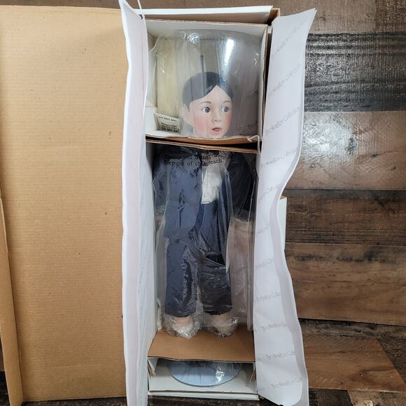 1993 Alfalfa The Little Rascals Porcelain Doll The Hamilton Collection - Picture 1 of 6